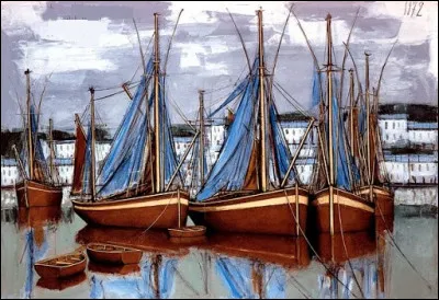 Qui est le peintre de ces voiliers ?