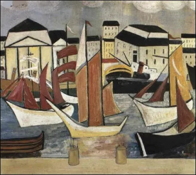 Qui est l'artiste ayant représenté "Voiliers au port" ?