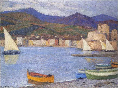 Qui a peint ces voiliers dans le port de Collioure ?