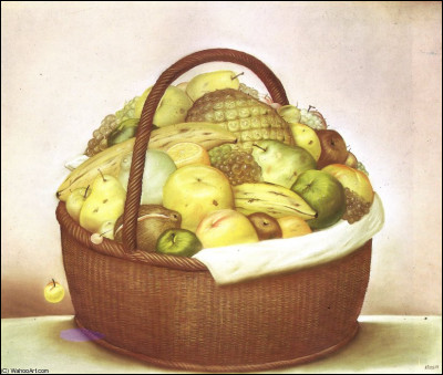 Qui a peint "Le Panier de fruits" ?
