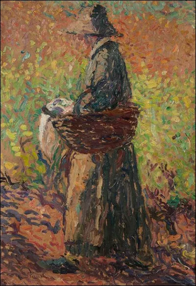 Qui a repr&eacute;sent&eacute; cette "Paysanne au chapeau et au panier" ?