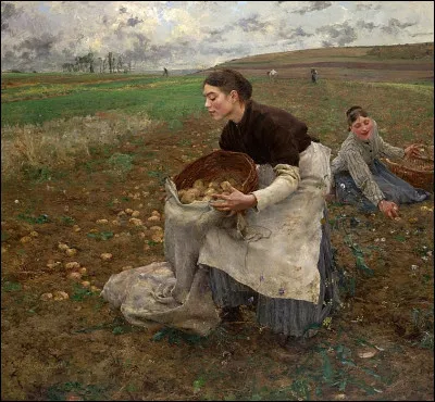 À qui doit-on la toile nommée "Octobre" ?