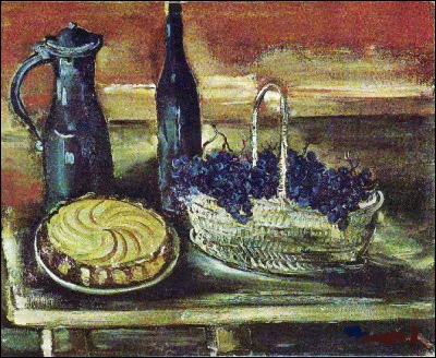 Qui a peint "Le Panier de raisins" ?