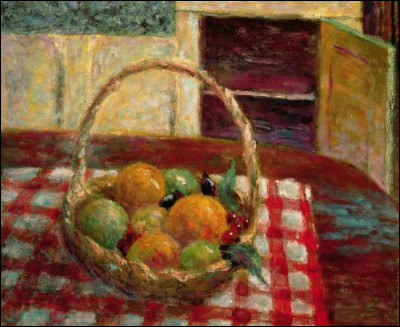Qui a peint "Le Panier de fruits" ?
