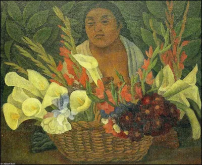 Qui a peint "La Vendeuse de fleurs" ?