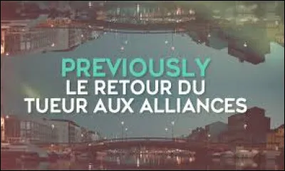 Qui est le tueur aux alliances ?