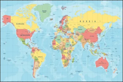 Nous somme situés dans l'Océan Pacifique. Vrai ou faux ?