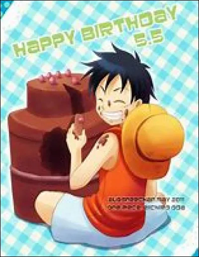 Quand est l'anniversaire de Luffy ? (indice dans l'image)