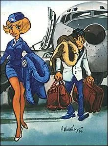 Pour quelle compagnie arienne travaille Natacha, l'htesse de l'air ?