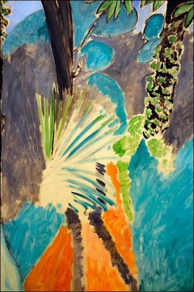 Qui a peint "La Feuille du palmier, Tanger" ?