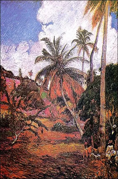 À quel artiste appartient la toile "Les Palmiers" ?