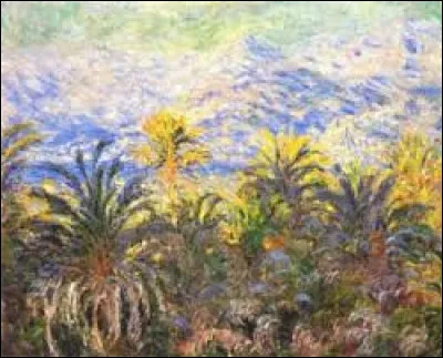 Qui est l'auteur de "Palmiers à Bordighera" ?