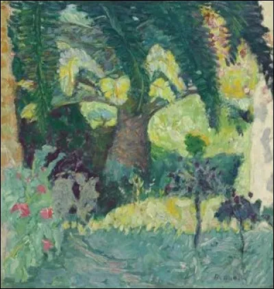 Qui a peint "Palmier rose au Cannet" ?