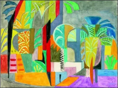 Qui a représenté "Les Palmiers à Thèbes" ?