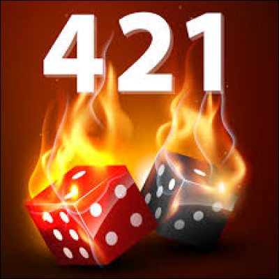 À combien de dés se joue le jeu du 421 ?