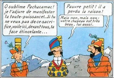 Quel phnomne sauve Tintin et ses amis dans Le Temple du soleil ?
