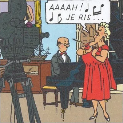 Dans les albums de Tintin, on rencontre la Castafiore, quel est le nom de son pianiste ?