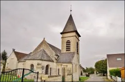 Vous avez sur cette image l'&eacute;glise Saint-Martin de Osly-Courtil. Commune Axonaise, elle se situe en r&eacute;gion ...