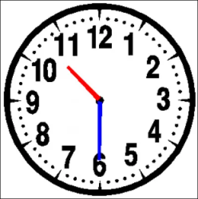 Regardez l'image et répondez à la question : "Quelle heure est-il ?".