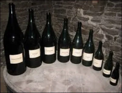 Quel est le nom d'une bouteille en verre conçue pour contenir l'équivalent de vingt bouteilles de 75 cl, soit quinze litres ?
