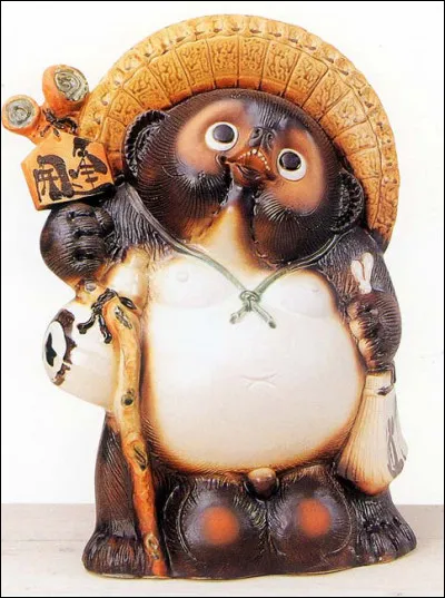 Que symbolisent les Tanuki ?