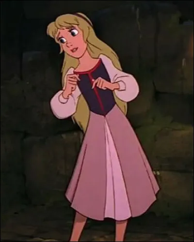 Quel est le nom de cette jeune princesse de "Tarama et le chaudron magique" ?