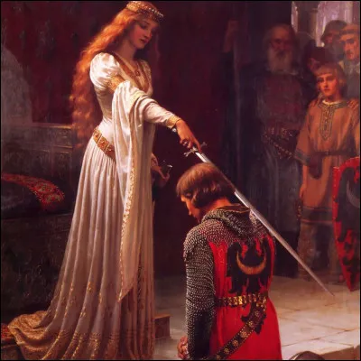 Comment appelait-on la cérémonie au cours de laquelle le jeune noble était fait chevalier au Moyen Age ?