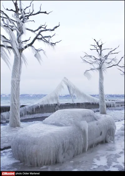 Celle-ci qui n'est pas enneigée, mais gelée, est une...