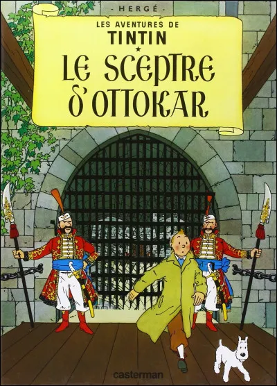 Là, ça ne rigole plus du tout : Tintin quitte le château Kropow à toutes blindes... Mais un détail notable nous interpelle : lequel ?