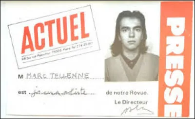 Qui est ce journaliste et animateur de TV dont le vrai prénom est Marc ?