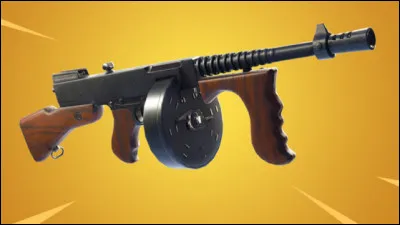 Comment s'appelle la mitrailleuse à tambour ?