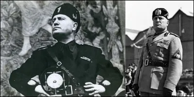 A une période difficile de notre histoire, ce triste sire aurait bien voulu récupérer une bonne partie du territoire national français et des colonies d'Afrique du Nord ! Avec son menton en avant, il nous donna cette citation : 
« Les notions de citoyen et de soldat sont inséparables ».
Qui est ce personnage ?