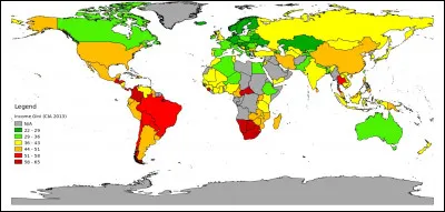 Le coefficient Gini de la France est passé de 0,293 à 0,309 entre 2007 et 2011 : qu'est-que cela vous inspire ?