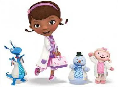 Trouve la phrase suivante : 
Le docteur sait toujours quoi faire
Elle te guérit en un éclair
Docteur La Peluche, Docteur La Peluche