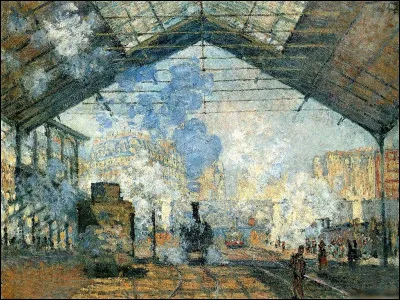 "La Gare Saint-Lazare" est l'uvre de quel peintre ?