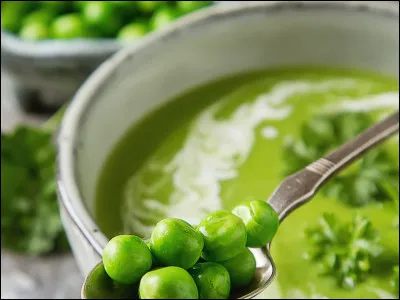 Quel est l'autre nom du potage aux petits pois ?