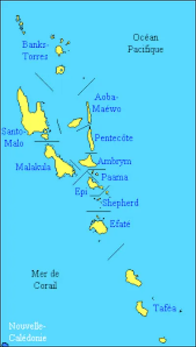 Quel est l'ancien nom du Vanuatu ?