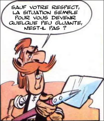 Où l'on minimise > Évoquant peu son ressenti, on a une très nette tendance à rabaisser l'importance des choses. On entend "C'est pas mal !" plutôt que "C'est super !" : ainsi, "a sticky situation" est ... . On pratique donc ...