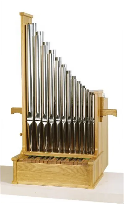 Quel est cet orgue portable composé de tuyaux à anche ?