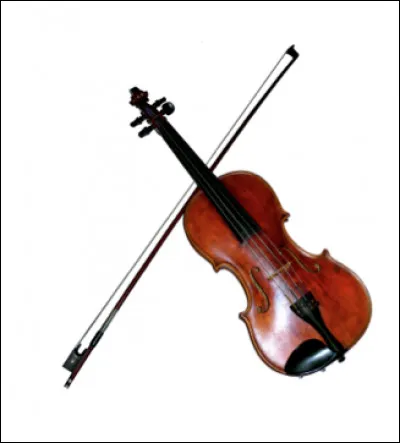 Quel est cet instrument constitué de 71 éléments en bois collés ou assemblés qui possède quatre cordes que l'on frotte avec un archet ?