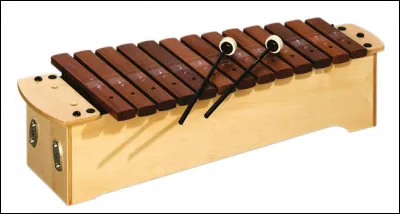 Quel est cet instrument constitué de lames métalliques que l'on frappe avec des maillets ?