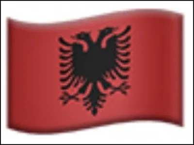 C'est la drapeau de l'Albanie.