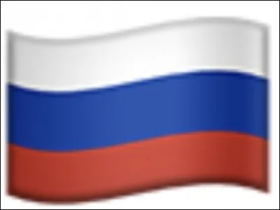C'est le drapeau de la Russie.