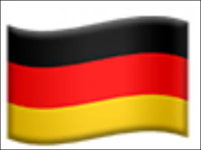 C'est le drapeau de l'Allemagne.