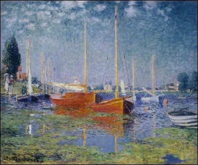 Qui a peint "Les Bateaux rouges" ?