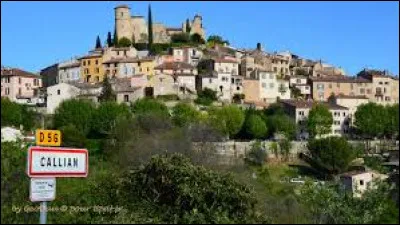 Ville Varoise, Callian se situe en région ...