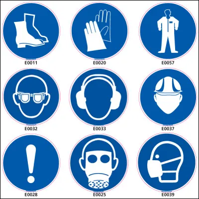 Votre employeur vous envoie exécuter un travail chez un client. Sur place, vous constatez que tous les employés présents portent un casque et des lunettes de sécurité. Que faites-vous ?