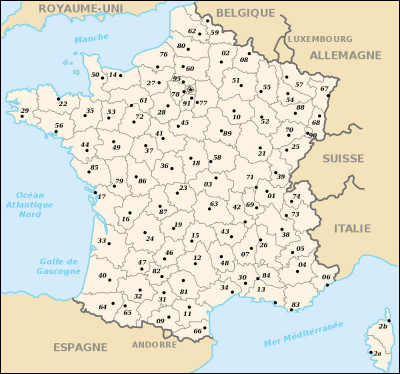 Nous avons 96 départements en France. Combien d'entre-eux produisent du vin ?