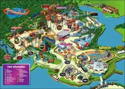 En combien de zones le parc est-il dcoup ?