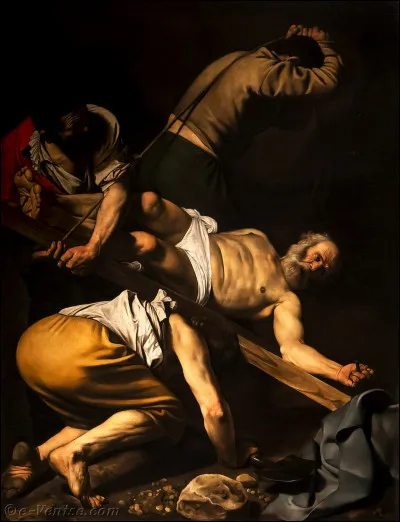 À Rome, où peut-on voir le tableau du Caravage "Crucifixion de Saint Pierre" ?